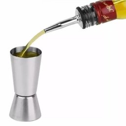 Dosador medidor inox duplo para bebidas 25 / 50 ml VELEZ - 3