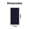 Placa Solar Monocristalina Bifacial 555w - Renesola - 4