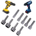 Ver imagem 1 de Jogo Bits Pito Sextavado Chave Canhão 5 6 7 8 9 10 11 13 Mm