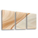 Ver imagem 1 de Quadro Decorativo Abstrato Linhas Bege