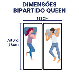 Base Box Queen Bipartido Preto 158x198 - 4