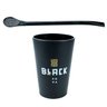 KIT TERERÉ CHIMARRÃO COPO CUIA GUAMPA + BOMBA CLÁSSICA LISA EPOX PRETO BLACK ERVA - 1