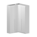 Ver imagem 2 de Guarda-Roupa Modulado Dormitório Casal Canto com 4 Portas Versatille Yescasa