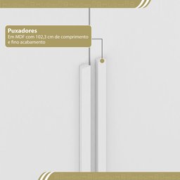 Guarda-Roupa Modulado Dormitório Casal Canto com 4 Portas Versatille Yescasa - 9