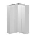 Ver imagem 2 de Guarda-Roupa Modulado Dormitório Casal Canto com 4 Portas Versatille Yescasa Branco