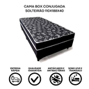 Ver imagem 2 de Cama Box Solteirão 110x188 Conjugada