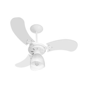 Ventilador de Teto New Baby Colors 3 Pás MDF Branco 220 V