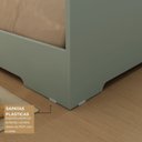 Ver imagem 7 de Cama Infantil de Casal Montessoriana em 100% MDF Premium Mark Verde/Verti/Castanho