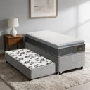 Ver imagem 1 de Cama Box com Colchão de Espuma D45 Pillow Top Fort Comfort + Auxiliar de Molas Unique Solteiro 88cm