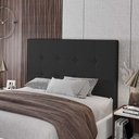 Ver imagem 7 de Cabeceira Cama Box Casal Queen Size Luana 160cm Sintético Preto - Abmaza