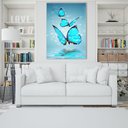 Ver imagem 4 de Quadro Borboletas Azuis