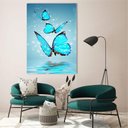 Ver imagem 2 de Quadro Borboletas Azuis