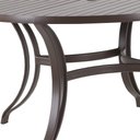 Ver imagem 2 de Mesa em Alumínio com o Tampo Ripado de 1,40 Metros Trama Original