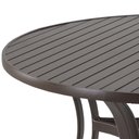 Ver imagem 4 de Mesa em Alumínio com o Tampo Ripado de 1,40 Metros Trama Original