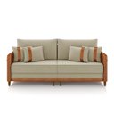 Ver imagem 5 de Sofá 2 Lugares Living 172cm Pé Madeira Valença Nozes/veludo K01 - D’Rossi