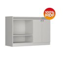 Ver imagem 5 de Balcao para Forno e Microondas 2 Portas 120 Cm B06 Branco Novam