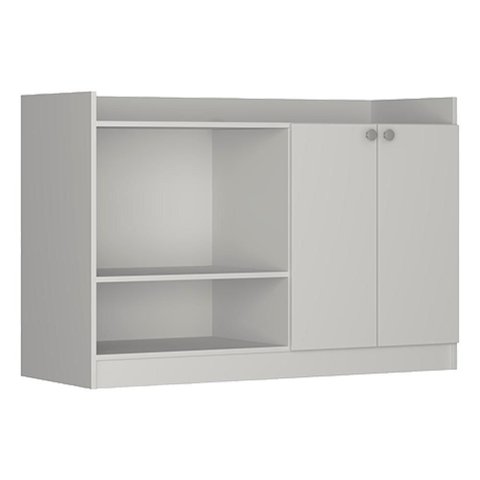 Balcao para Forno e Microondas 2 Portas 120 Cm B06 Branco Novam