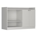 Ver imagem 1 de Balcao para Forno e Microondas 2 Portas 120 Cm B06 Branco Novam