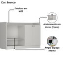 Ver imagem 4 de Balcao para Forno e Microondas 2 Portas 120 Cm B06 Branco Novam