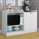 Ver imagem 2 de Balcao para Forno e Microondas 2 Portas 120 Cm B06 Branco Novam