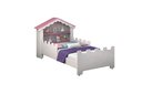 Ver imagem 2 de Cama Juvenil Princesa Branco/Rosa- Vitamov