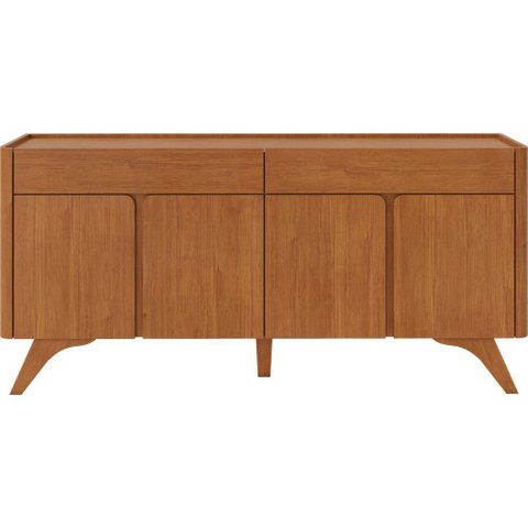 Buffet Aros 4 Portas Pés Madeira Maciça - Mv - Rei de Casa Naturalle