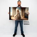 Ver imagem 2 de Quadro Decorativo Reino Encantado em Moldura Caixa Tacolado Moldura Caixa 3cm Madeira com Vidro 60 X