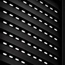 Ver imagem 2 de Porta de Giro Alumínio Preto Palheta Veneziana Ventilada Maxx - 210x90 - Direita