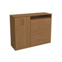 Ver imagem 1 de Cômoda CMD001 2 Portas 4 Gav Canela Kappesberg