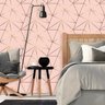 Papel de Parede Zara Soft Pink Rose Gold - 2