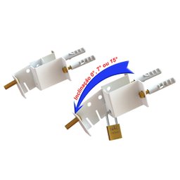 Suporte Universal Inclinável Anti Furto Tv 10" a 65" Branco - 2