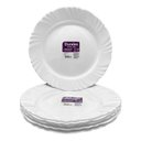 Ver imagem 1 de Jogo 6 Pratos Opaline Pétala Raso 25,5cm Nadir Duralex