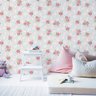 Papel De Parede Autocolante Floral Romântico Delicado - 2