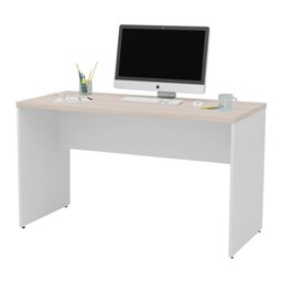 Mesa de Escritório Escrivaninha 1.20x60 Tampo 30mm Netmobil - Dubai/branco - 4
