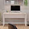 Mesa de Escritório Escrivaninha 1.20x60 Tampo 30mm Netmobil - Dubai/branco - 3