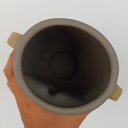 Ver imagem 4 de Vaso Pasco de Cerâmica Cinza 21cm x 17cm x 11cm