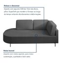 Ver imagem 7 de Sofá Living Orgânico 2 Lugares 175cm Base de Ferro Braço Direito Norten