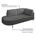 Ver mais imagens de Sofá Living Orgânico 2 Lugares Veludo Cinza Escuro Norten 165cm