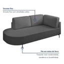 Ver mais imagens de Sofá Living Orgânico 2 Lugares 175cm Base de Ferro Braço Direito Norten