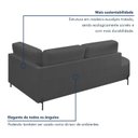 Ver imagem 6 de Sofá Living Orgânico 2 Lugares 165cm Base de Ferro Braço Direito Norten