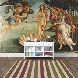 Papel Parede Quarto Sala 3d 3,0x2,5m O Nascimento De Vênus - 1