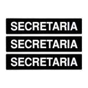 Ver imagem 1 de Combo 6 Placas De Sinalização Secretaria 30x7 Acesso - A-416 F9e