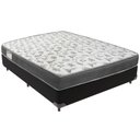 Ver imagem 1 de Cama Box Preto e Colchão Iso100 Espuma D33 Casal Ortobom
