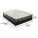 Ver imagem 3 de Cama Box Preto e Colchão Iso100 Espuma D33 Casal Ortobom