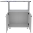 Ver imagem 5 de Armário Tábua de Passar Roupa com 2 Portas e 1 Nicho Branco Florido Tp3050 Tecnomobili