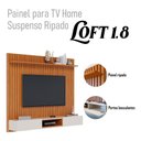 Ver imagem 5 de Painel Suspenso Loft 1.8 com Mesa de Centro Classic Nature Off White - Imcal