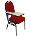 Ver imagem 1 de Cadeiras Universitária C Pranch para Auditórios Linha Hotel Cor:Vermelho