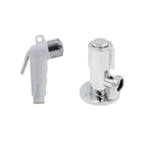 Ver imagem 5 de Ducha Higiênica Kit Premium Abs Branca Acionamento ¼ Volta