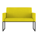 Ver imagem 3 de Kit Sofá 2 Lugares + 2 Poltronas para Recepção Sala Balaqui Cor:amarelo