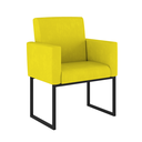 Ver imagem 7 de Kit Sofá 2 Lugares + 2 Poltronas para Recepção Sala Balaqui Cor:amarelo